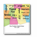 Thank You Words Plus Business Card Magnet (3 1/2"x4")